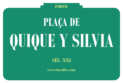cartel_de_plaÇa-de-Quique y Silvia_en_oporto